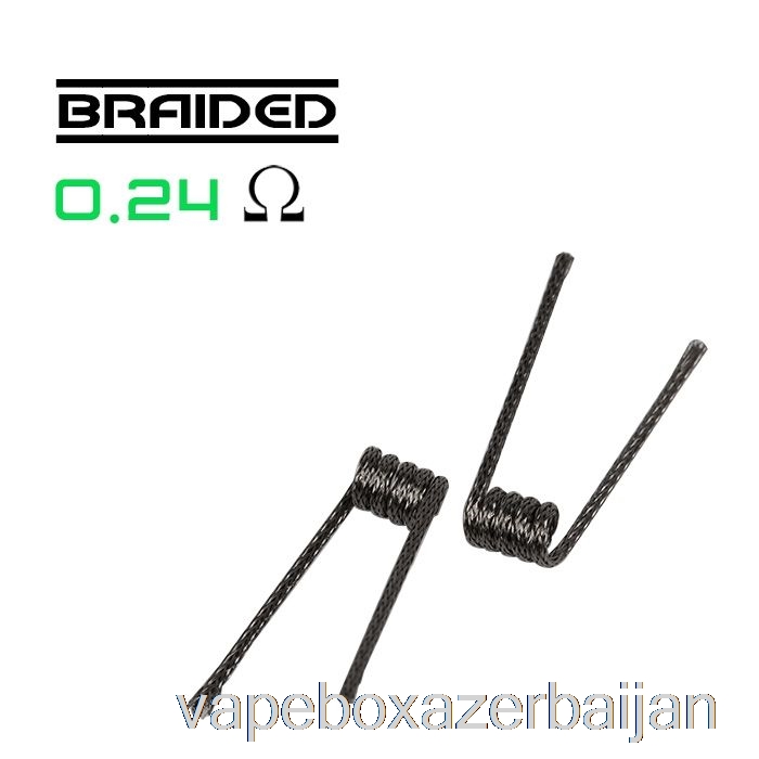 Vape Box Azerbaijan Wotofo Comp Wire - Prebuilt Coils 0.24ohm Braided - Pack of 10